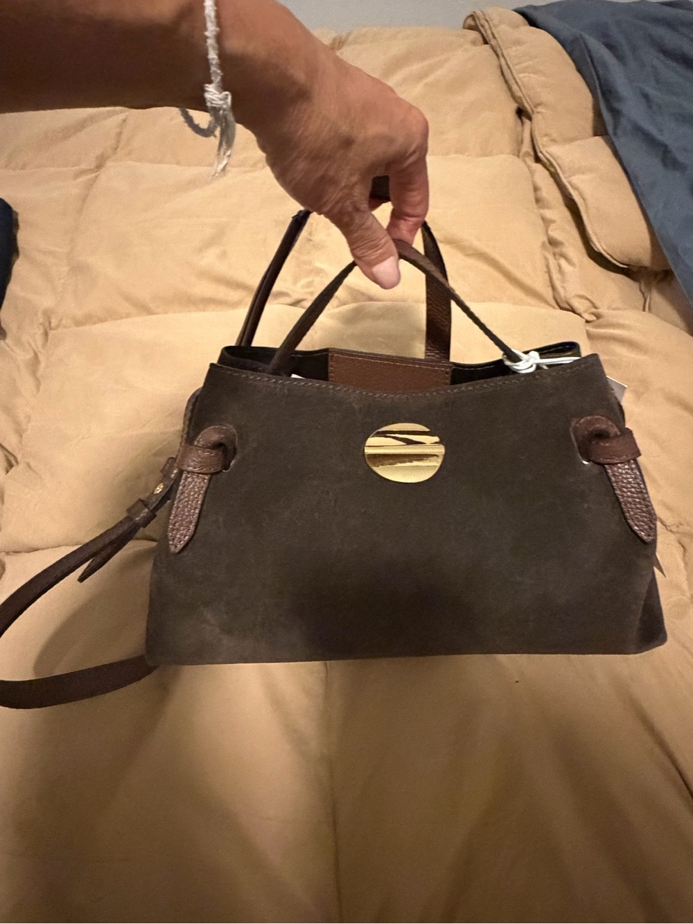 Isadora Chocolate Brown Women’s Shoulder Bag